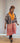 Ayanfe - Adire Shirt Dress with Aso Oke/Adire Neckline
