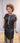 Angel - Black Mikado with Ankara Patchwork