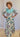 Sharon - Embellished Vlisco Ankara Kaftan Mixed Lace