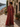 Anita - Crepe Adire Dress with Tassel Detail