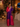Kosi - Raw Silk Boubou with Patch Work and Bead Embellishments.