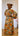 Isoken - Embellished Vlisco Hollandaise Ankara Kaftan Dress with Lace