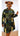 Adanna - Big Adire Suit-like Design Dress with Tulle Design