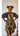 Tade - Java Hollandaise Ankara Knee Length Dress with Lace Embellishments