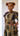 Tade - Java Hollandaise Ankara Knee Length Dress with Lace Embellishments