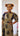 Tade - Java Hollandaise Ankara Knee Length Dress with Lace Embellishments